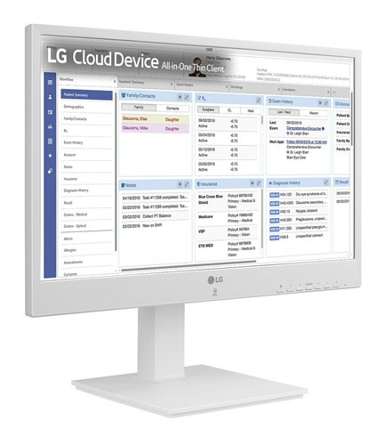 LG 24CR671N-2P.AEU All-in-One PC/workstation Intel® Pentium® N6005 60,5 cm (23.8") 1920 x 1080 Pixels All-in-One thin client 8 GB DDR4-SDRAM 256 GB SSD Wit