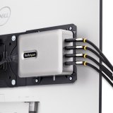 StarTech.com 4-Port Multi-Device USB-C Oplader, Totaal 240W, Single Port 140W EPR, PD 3.1, Poorten met Schroefvergrendeling, Opbouwmontage, Ideaal voor Vergaderzalen