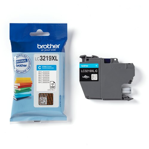 Brother LC3219XLC inktcartridge 1 stuk(s) Origineel Hoog (XL) rendement Cyaan