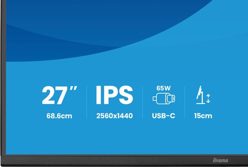 iiyama ProLite XB2797QSN-B1 computer monitor 68,6 cm (27") 2560 x 1440 Pixels Quad HD LCD Zwart