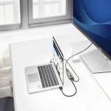 StarTech.com 30cm HDMI naar DisplayPort Adapter Kabel, 8K 60Hz, Actieve HDMI 2.1 naar DP 1.4 Video Converter, HDCP 1.4/2.1/2.2/2.3, DSC 1.2a, USB Bus Powered met Meegeleverde Kabel