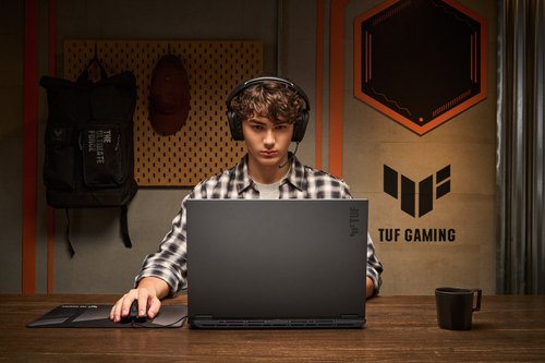 ASUS TUF Gaming A18 FA808UM-S8011W AMD Ryzen™ 7 260 Laptop 45,7 cm (18") WUXGA 32 GB DDR5-SDRAM 1 TB SSD NVIDIA GeForce RTX 5060 Wi-Fi 6E (802.11ax) Windows 11 Home Zwart, Grijs AZERTY Belgisch