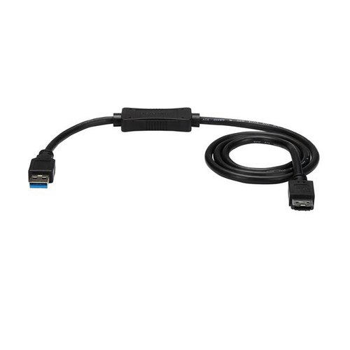 StarTech.com USB 3.0 naar eSATA HDD / SSD / ODD-adapterkabel 1 m eSATA harde schijf naar USB 3.0 adapterkabel SATA 6 Gbps