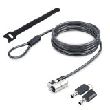 StarTech.com Nano Laptopslot, 2m, Anti Diefstal Kabelslot met Sleutel, Nano Slot Security Kabel voor 2-1 Laptops/EliteBook/Lenovo X1, Bestand tegen Doorsnijden, Computerslot voor Laptop Beveiliging