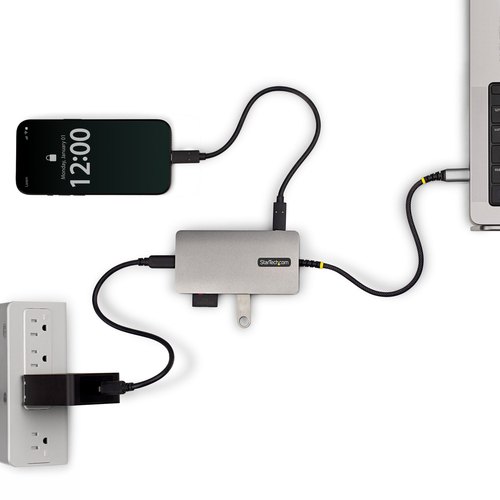 StarTech.com USB-C Multiport Adapter met 4K 60Hz HDMI, 140W PD, USB 10Gbps Hub, GbE, SD en MicroSD Slots, Plug-and-Play Mini Dock voor Dell, HP en Lenovo laptops