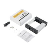 StarTech.com 5.25" naar 3.5" Harde Schijf Hot Swap Bay - Zonder tray - Voor 3.5" SATA/SAS schijven - Aluminium - SAS/ SATA Backplane