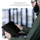 StarTech.com 4-Way 13-inch Surface Pro 8/9/X/11 Laptop Privacy Filter, Portrait/Landscape Modes, Touch-Enabled, Anti-Glans Security Filter, +/- 30 Graden Kijkhoek, 51% Blauw Licht Vermindering