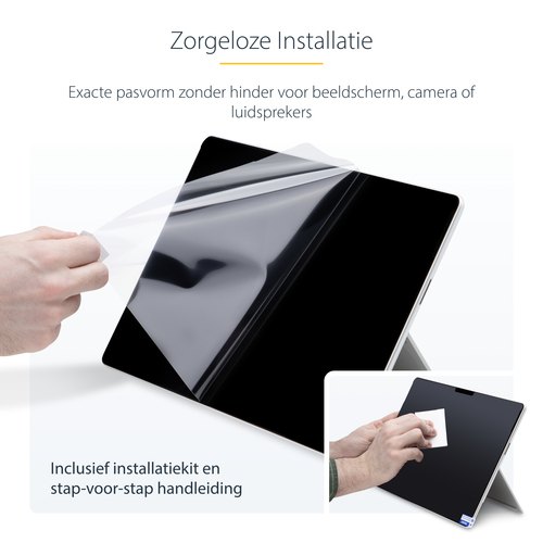StarTech.com 4-Way 13-inch Surface Pro 8/9/X/11 Laptop Privacy Filter, Portrait/Landscape Modes, Touch-Enabled, Anti-Glans Security Filter, +/- 30 Graden Kijkhoek, 51% Blauw Licht Vermindering