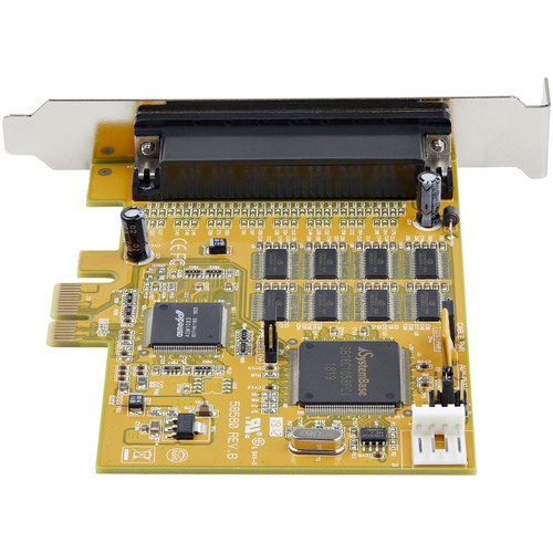 StarTech.com 8-Port PCI Express RS232 Serial Adapter Card - PCIe RS232 Seriële Kaart - 16C1050 UART Expansion Serieel - Multiport Serial DB9 Uitbreidingskaart - 15kV ESD - Windows & Linux