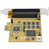 StarTech.com 8-Port PCI Express RS232 Serial Adapter Card - PCIe RS232 Seriële Kaart - 16C1050 UART Expansion Serieel - Multiport Serial DB9 Uitbreidingskaart - 15kV ESD - Windows & Linux