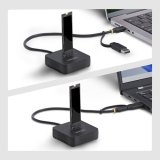 StarTech.com USB-C/USB-A naar M.2 NVMe Dock Adapter, 10Gbps, Externe M.2 NVMe SSD Lezer, B+M/M-Key, Vereist Geen Gereedschap