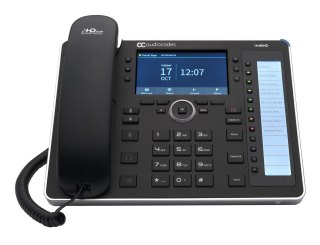 445HD IP-Phone PoE GbE black with integr
