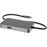 StarTech.com USB-C Multiport Adapter - USB-C to 4K 30Hz HDMI or 1080p VGA - USB Type-C Mini Dock met 100W Power Delivery Passthrough, 3-Port USB Hub 5Gbps, GbE - 30cm Kabel