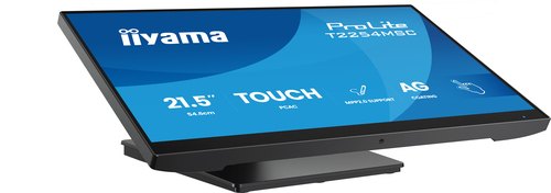 iiyama T2254MSC-B2AG computer monitor 54,6 cm (21.5") 1920 x 1080 Pixels Full HD LED Touchscreen Zwart