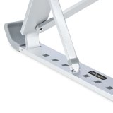 StarTech.com Inklapbare Laptopstandaard, Verstelbare Hoek, Ergonomische Laptophouder, Draagvermogen 10Kg, Ventileren/Kantelen/Verhogen, Aluminium Tablet/Laptop Steun/Riser/Staander