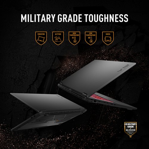 ASUS TUF Gaming A18 FA808UM-S8011W AMD Ryzen™ 7 260 Laptop 45,7 cm (18") WUXGA 32 GB DDR5-SDRAM 1 TB SSD NVIDIA GeForce RTX 5060 Wi-Fi 6E (802.11ax) Windows 11 Home Zwart, Grijs AZERTY Belgisch