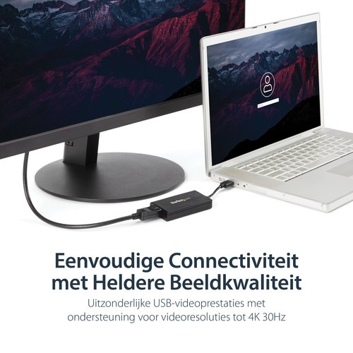 StarTech.com USB 3.0 naar 4K DisplayPort externe Multi-Monitor grafische videoadapter – DisplayLink gecertificeerd – Ultra HD 4K