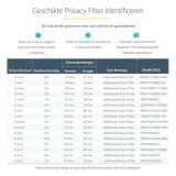 StarTech.com 22-inch 16:9 Computer Monitor Privacy Filter, Anti-Glans Privacyscherm met 51% Blauw Licht Reductie, Monitor Screen Protector met +/- 30 Grad. Kijkhoek