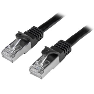 StarTech.com N6SPAT50CMBK netwerkkabel Zwart 0,5 m Cat6 SF/UTP (S-FTP)