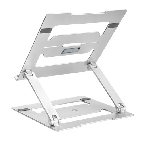 ACT Laptopstandaard aluminium, opvouwbaar, traploos in hoogte verstelbaar