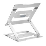 ACT Laptopstandaard aluminium, opvouwbaar, traploos in hoogte verstelbaar