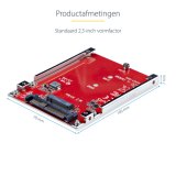 StarTech.com M.2 naar U.3 Adapter voor M.2 NVMe SSDs, PCIe M.2 Schijf naar 2.5inch U.3 (SFF-TA-1001) Host Adapter/Converter, TAA Compliant, 2.5" Drive Form Factor