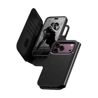 PanzerGlass CARE™ by ® Tango 2-in-1 Wallet Case Black w. MagSafe iPhone 18 Pro Max | 17 Pro Max mobiele telefoon behuizingen Hoes Zwart