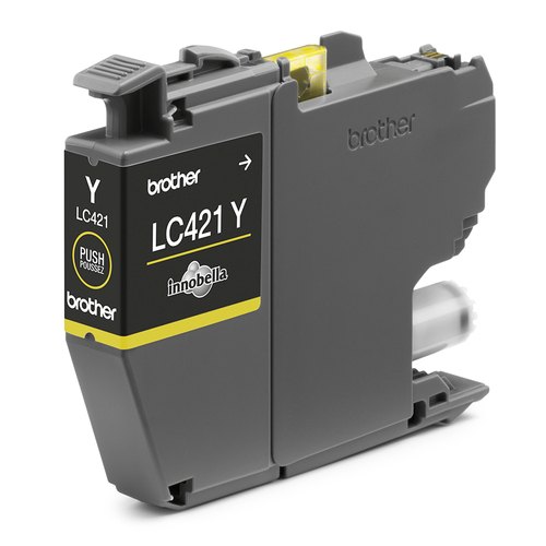 Brother LC-421Y inktcartridge 1 stuk(s) Origineel Geel