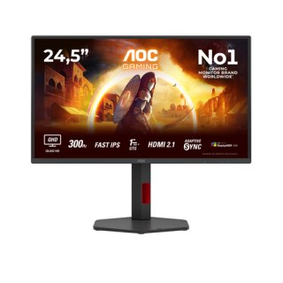 AOC G4 Q25G4SR computer monitor 62,2 cm (24.5") 2560 x 1440 Pixels Quad HD LED Zwart, Rood