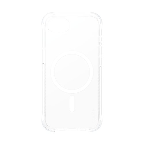 PanzerGlass CARE™ by ® Samba Case Transparent w. White Qi Compatible iPhone 17e | 16e mobiele telefoon behuizingen Hoes Transparant