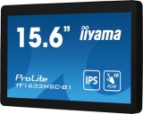 iiyama ProLite TF1633MSC-B1 computer monitor 39,6 cm (15.6") 1920 x 1080 Pixels Full HD Touchscreen Zwart