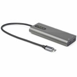 StarTech.com USB C Multiport Adapter - USB-C naar HDMI or Mini DisplayPort 4K 60Hz, 100W Power Delivery Pass-Through, 4-Port 10Gbps USB Hub - USB Type-C Mini Dock - 30cm Vaste Kabel