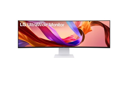 LG 49U950A-W.AEU computer monitor 124,5 cm (49") 5120 x 1440 Pixels Dual QHD LED Zwart, Wit