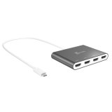j5create JCA366-N USB-C™ naar 4-Port HDMI™ Multi-Monitor Adapter