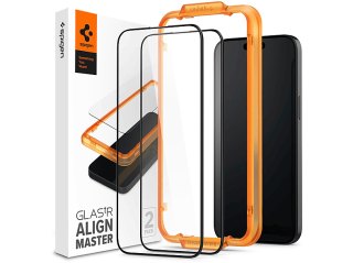Spigen iP15 Glas.tR AlignMaster Blk (2P)