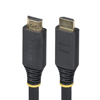 StarTech.com 15m Actieve High Speed HDMI Kabel, 4K 60Hz/1440p 144Hz, HDR10/HDCP 2.2/ARC, 18Gbps, UHD HDMI 2.0 Kabel voor TV/Monitor/Display, TPE Mantel