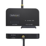 StarTech.com USB-C/USB-A naar M.2 NVMe en 2.5in/3.5in SATA Adapter, 10Gbps, Tool-Free Externe SSD Hard Drive Lezer, B+M/M-Key