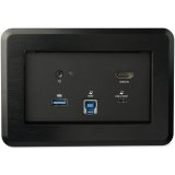 StarTech.com Vergadertafel docking station en aansluitdoos 4K - USB-C/USB-A host - HDMI - 4x USB 60W USB-C Power Delivery RJ45