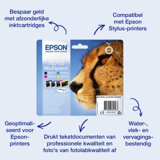 Epson Multipack 4-colours T0715 DURABrite Ultra Ink