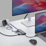 StarTech.com USB-C naar HDMI Multiport Adapter, 140W PD Charging, 4K60Hz, 3 Port USB 10Gbps Hub, SD Kaartslot, 2.5GbE, Mini Dock voor MacBook / Dell / / HP