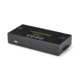 StarTech.com 1:1 Standalone Hard Drive Cloner & Wisser, SAS en SATA HDD/SSD Kloner/Copier/Eraser, Hard Disk Duplicator en Secure Erase Dock, LCD Display, TAA Compliant