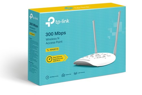 TP-Link TL-WA801N draadloos toegangspunt (WAP) 300 Mbit/s Wit Power over Ethernet (PoE)