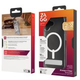 ZAGG Crystal Palace Snap Kickstand (Button Cover) mobiele telefoon behuizingen 16 cm (6.3") Hoes Transparant