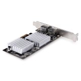 StarTech.com 2-Port 10GbE PCIe Netwerk Adapter Kaart, Netwerk Kaart voor PC/Desktop/Server, Zes Snelheden, PCIe Gigabit Ethernet Kaart met Jumbo Frame Ondersteuning, NIC/LAN Interface Kaart, 10GBASE-T en NBASE-T