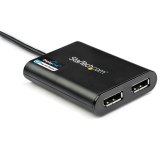 StarTech.com USB-naar-Dual DisplayPort-adapter - 4K 60Hz - USB 3.0 (5 Gbps)