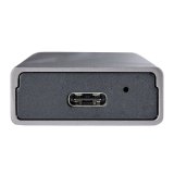 StarTech.com USB-C 10Gbps naar M.2 NVMe or M.2 SATA SSD Behuizing, Gereedschaploze Externe M.2 PCIe/SATA NGFF SSD Aluminum Case, USB Type-C&A Host Kabels, Ondersteunt 2230/2242/2260/2280