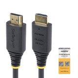 StarTech.com 3,6m Premium Gecertificeerde High Speed HDMI Kabel, 4K 60Hz/1440p 144Hz, HDR10/HDCP 2.2/ARC, 18Gbps, UHD HDMI 2.0 Kabel voor TV/Monitor/Display, TPE Mantel