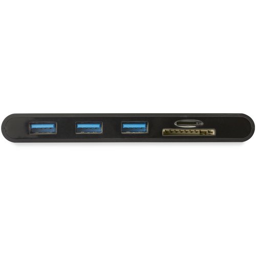 StarTech.com USB-C Multiport Adapter - USB Type-C 8-in-1 Mini Dock met HDMI 4K of VGA 1080p - 100W Power Delivery Passthrough, 3-Port USB 3.0 Hub, GbE, SD & MicroSD - Laptop Travel Dock