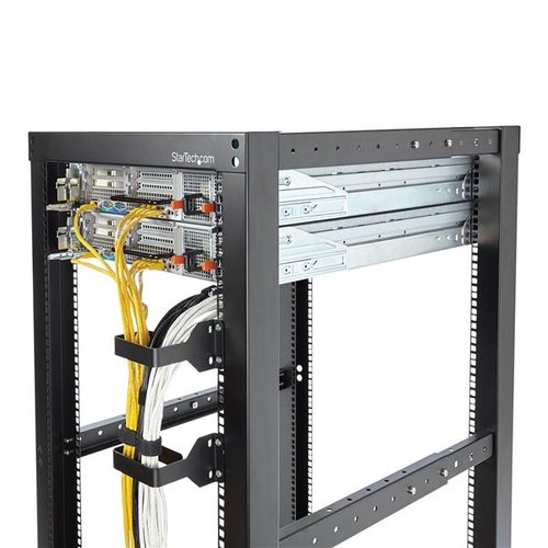 StarTech.com Multidirectionele verticale kabel-D-ringhaak voor serverracks 6 x 10 cm