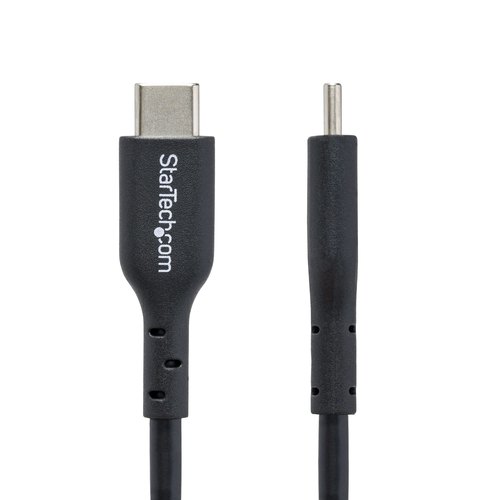 StarTech.com 1m USB-C Laadkabel, 2 Pack, USB C Kabel, USB 2.0 Type-C Laptop Oplaadkabel, 60W 3A Power Delivery, TPE Mantel, USB-C Data Transfer Kabel, M/M